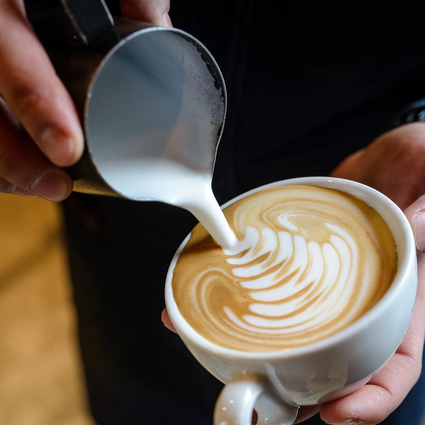 Biolomix Stainless Steel Coffee Steam Milk Cup 350ml for Milk frothier, Coffee Machine