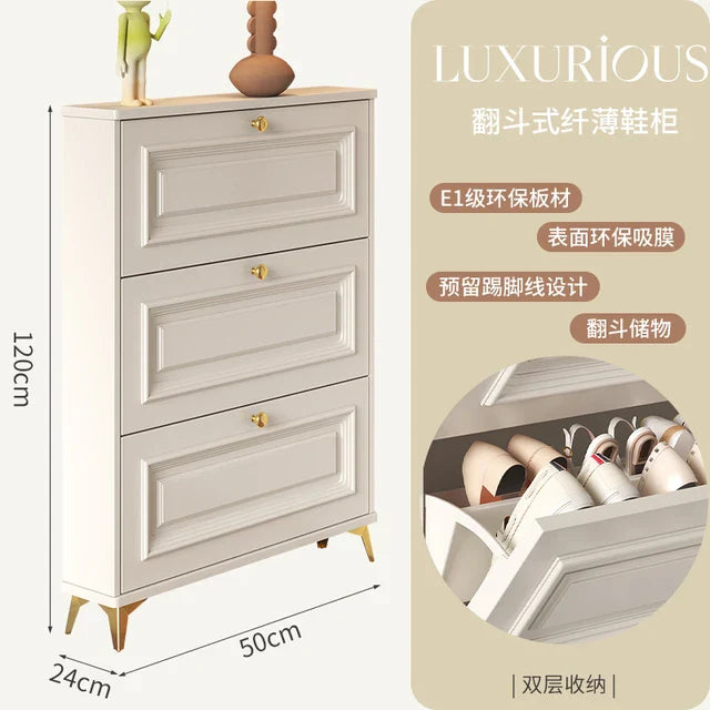 Entryway Vertical Shoe Rack Nordic Multilayer Design Ultra Thin Balcony Shoe Rack Shelf Narrow Meuble A Chaussure Hall Furniture