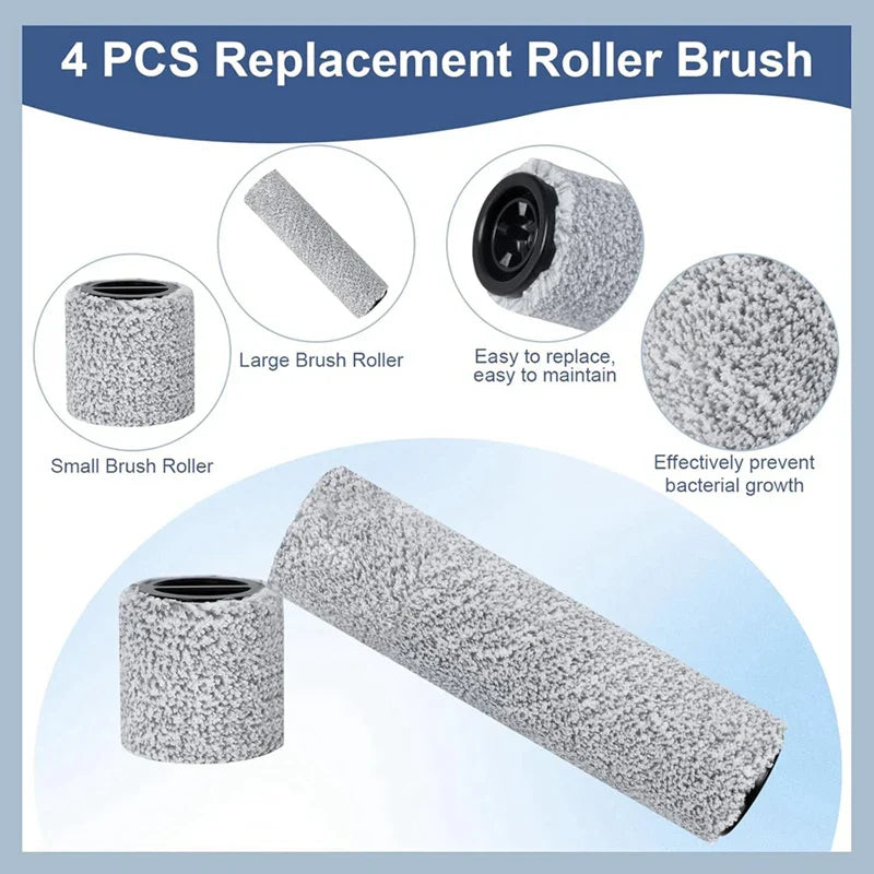 ABNO-For Eureka Rapidwash New630 Robot Vacuum Main Roller Brush Hepa Filter Replacement Parts Accessories