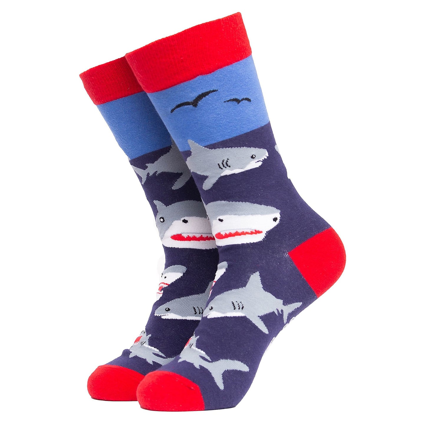 1 Pack Mens & Ladies Sea Creature Crew Cotton Socks