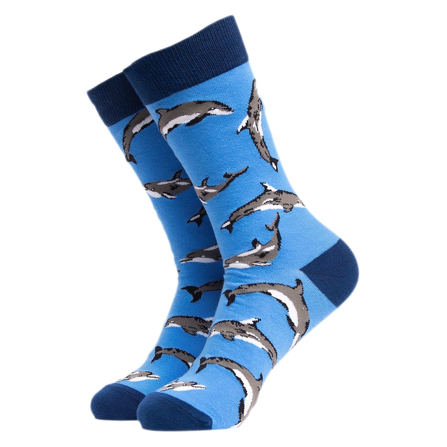 1 Pack Mens & Ladies Sea Creature Crew Cotton Socks