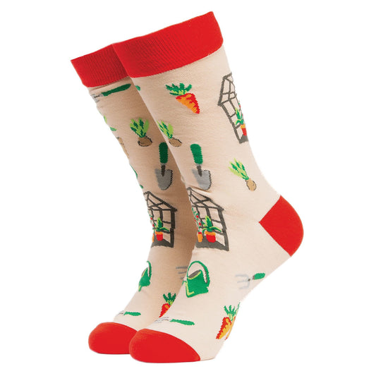 1 Pack Mens & Ladies Gardening Crew Cotton Socks