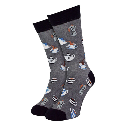 1 Pack Mens & Ladies Food Print Crew Cotton Socks