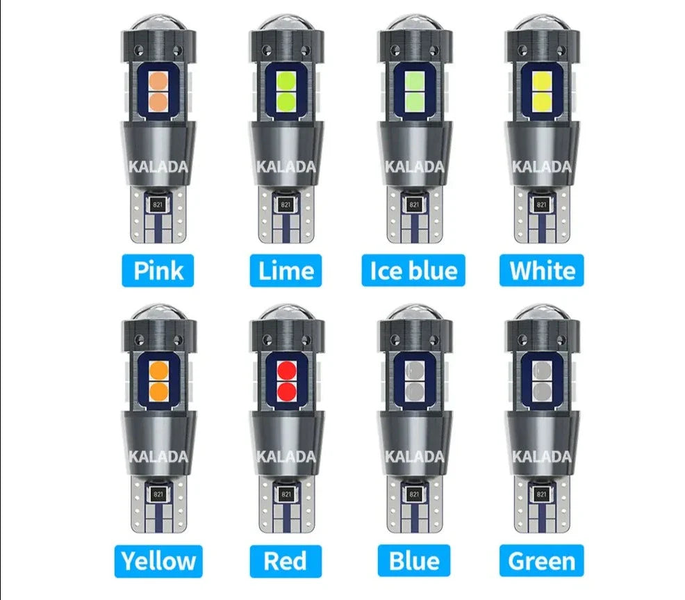 2x High Quality W5W T10 LED CANBUS