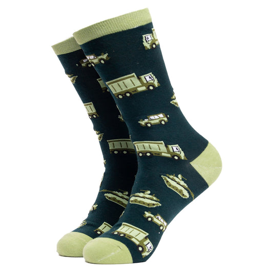 1 Pack Mens & Ladies Motor Car Crew Cotton Socks
