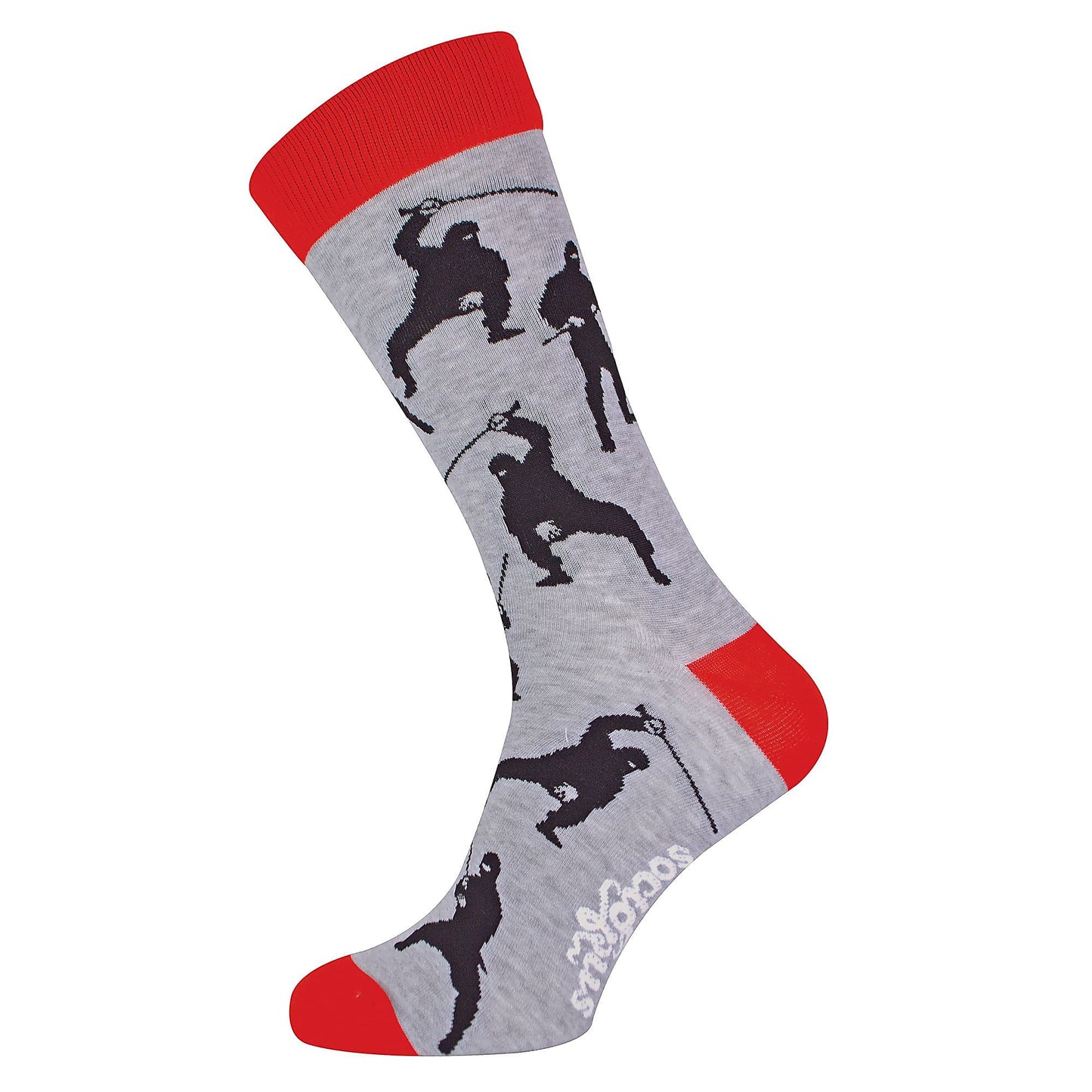 1 Pack Mens & Ladies Sports Themed Crew Cotton Socks