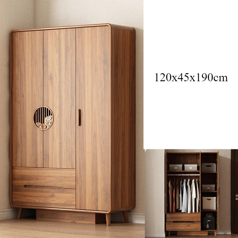Bedroom Assembly Cupboard Wardrobe Closet Modern Chinese Storage Wardrobe Wooden Locker Room Mueble Organizador Furniture Home