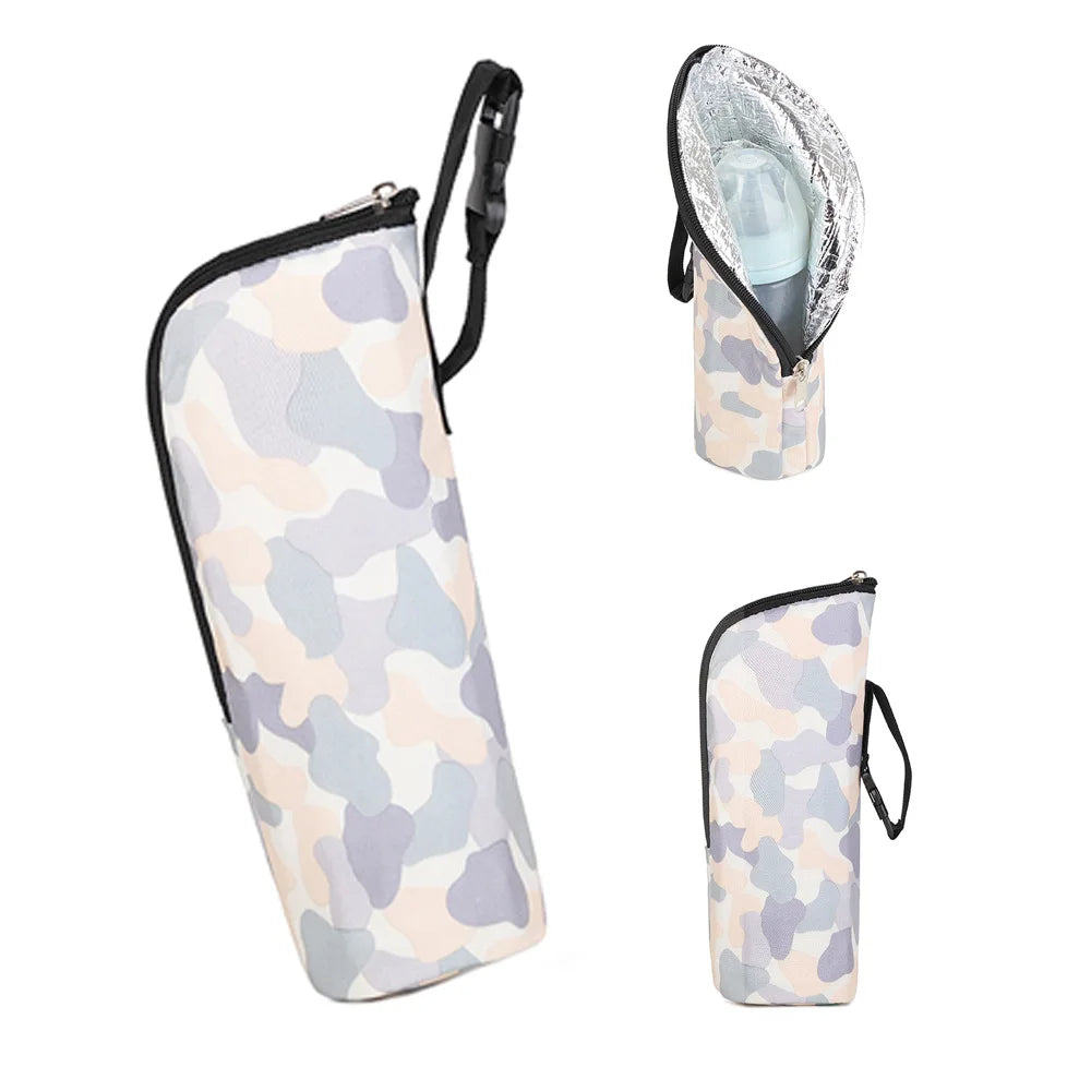 Youngister Baby Bottle Insulation Bag – Minimalist Solid Color Milk Warmer