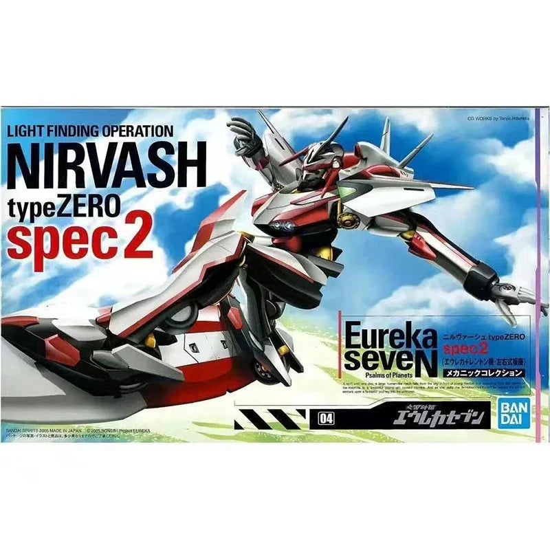 Bandai Psalms of Planets Eureka SeveN NIRVASH spec2 Action Figure Assembly Model Kit Toys Gift Collectible Ornaments