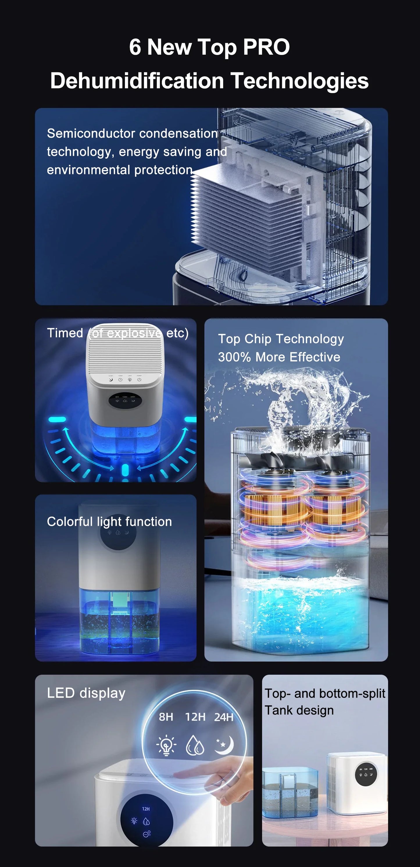 Bedroom dehumidifier moisture absorption dehumidification dryer household dehumidifier basement small dehumidifier