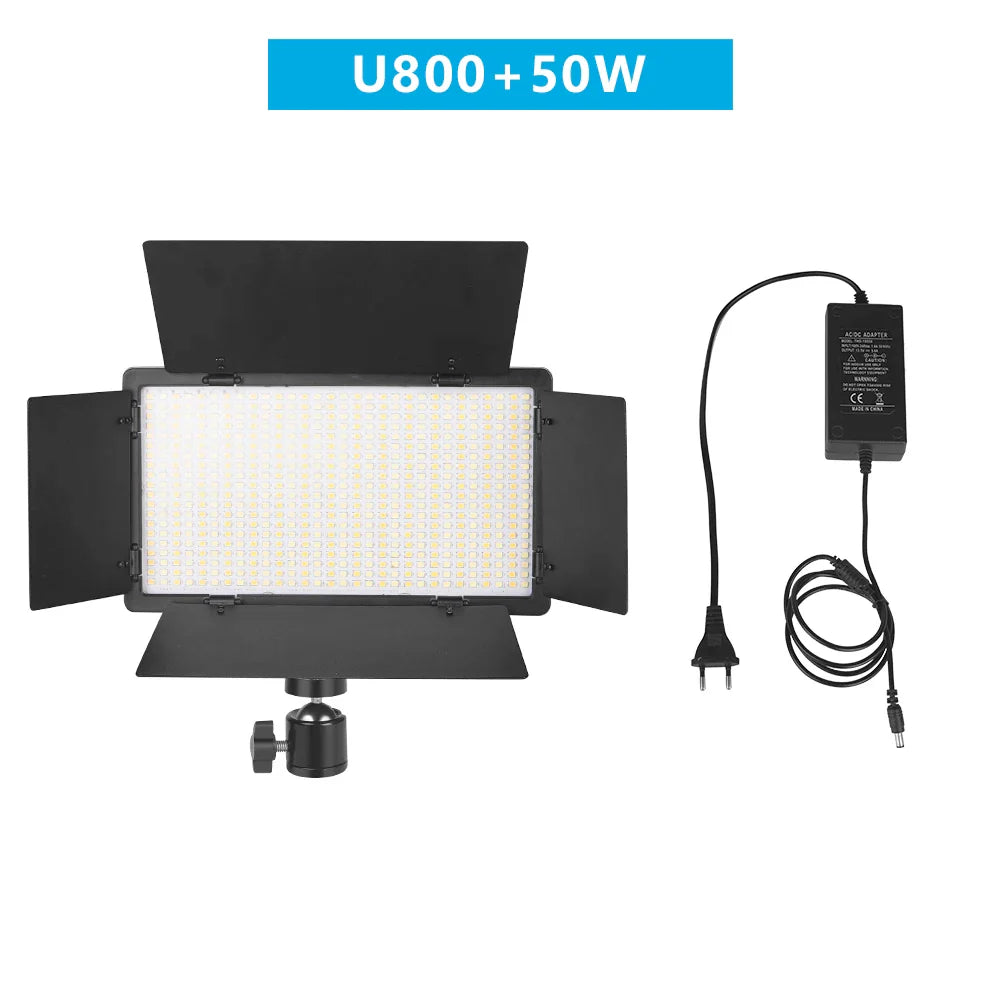 LED Video Light Photo Studio Lamp Bi-Color 2500K-8500k