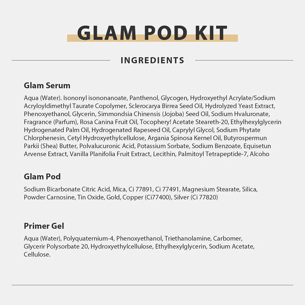 Glam Pod For Aqua Facial Machine CO2 Pods For Bubble Facial Beauty Machine Revive Pods co2 Capsule Gels Facial SPA Skin Clean