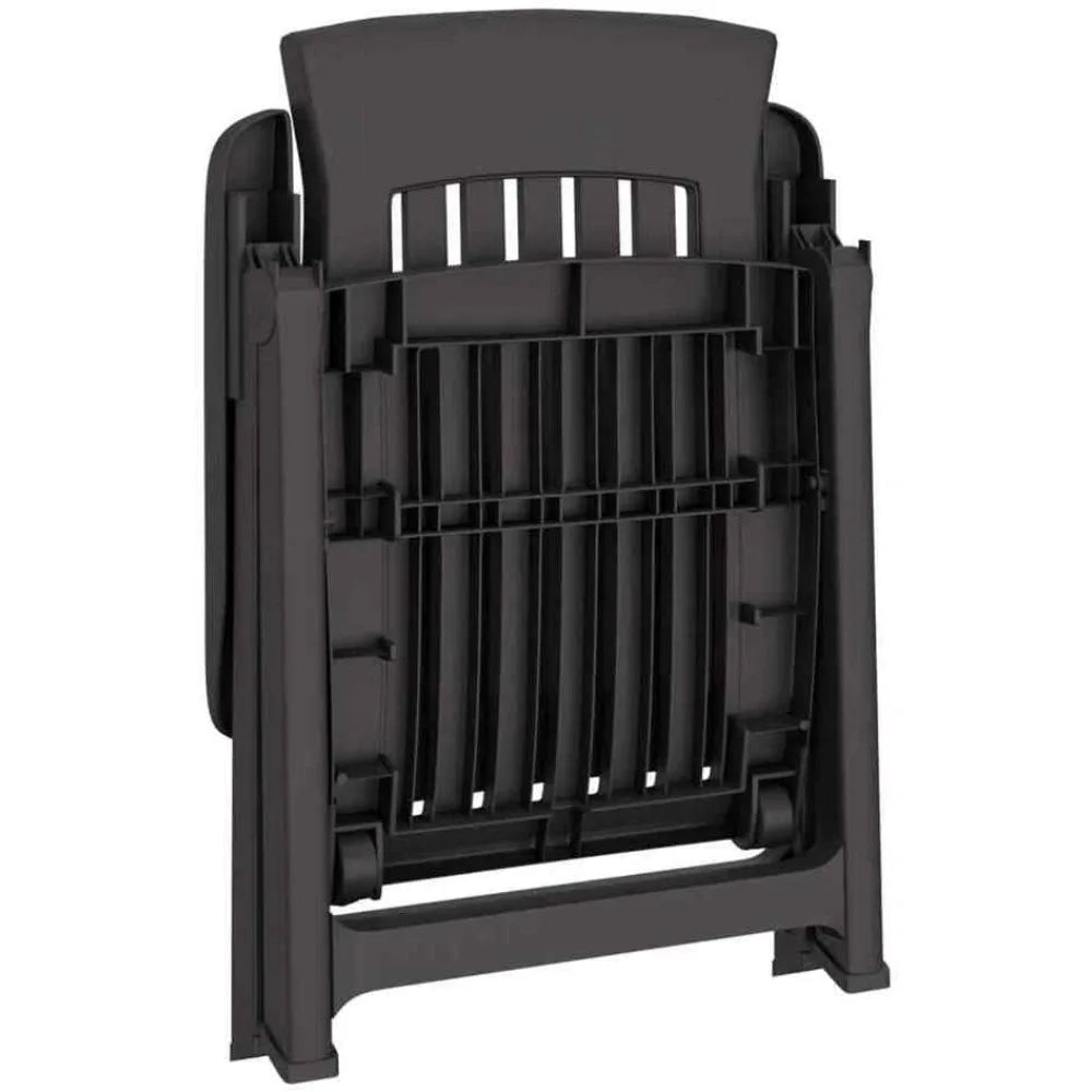 Adjustable Back Outdoor Foldable Plastic Garden Chair Patio Furniture Camping Picnic, Beach Chairs