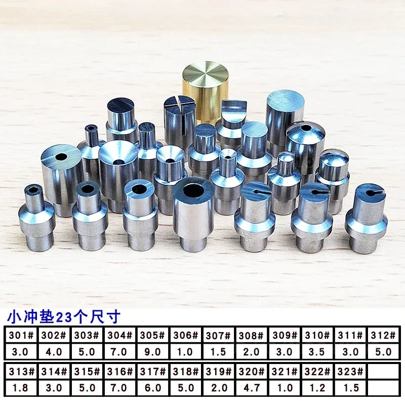 Watch repair tools 130 precision punch table set, punch machine balance wheel pendulum shaft disassembly tool