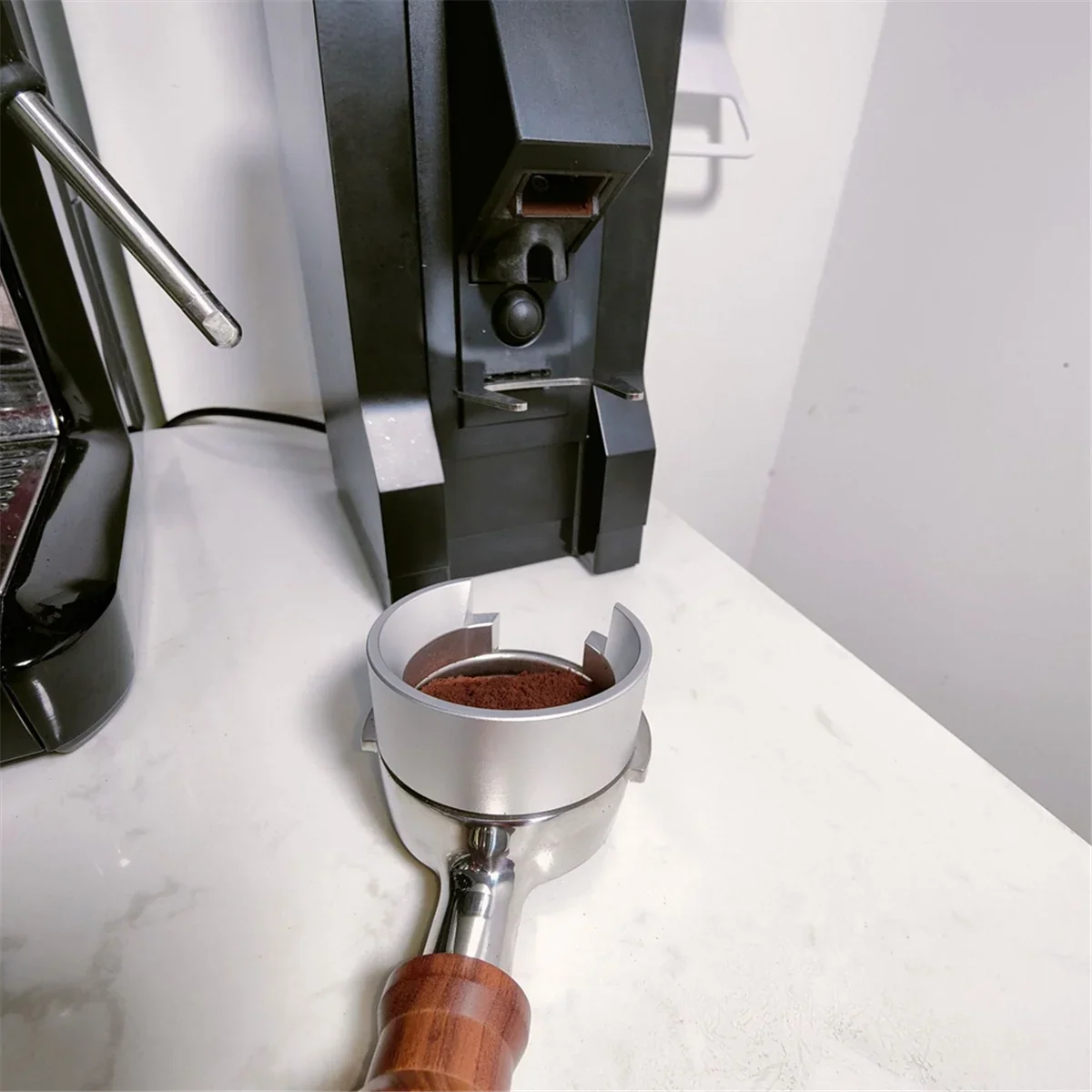 A46T For Eureka Mignon MMG Coffee Grinder Anti-Flying Powder Ring Adapts to Coffee Machine Handle Coffee Powder Ring 58MM -A