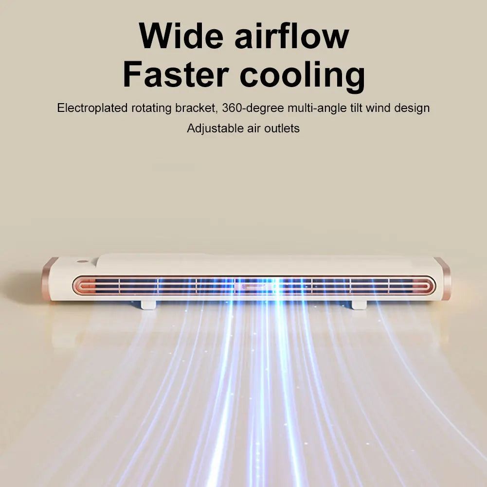 Bladeless Fan Adjustable Vents Air Condition Fan Oscillating Fan for Bedroom Home Office Room
