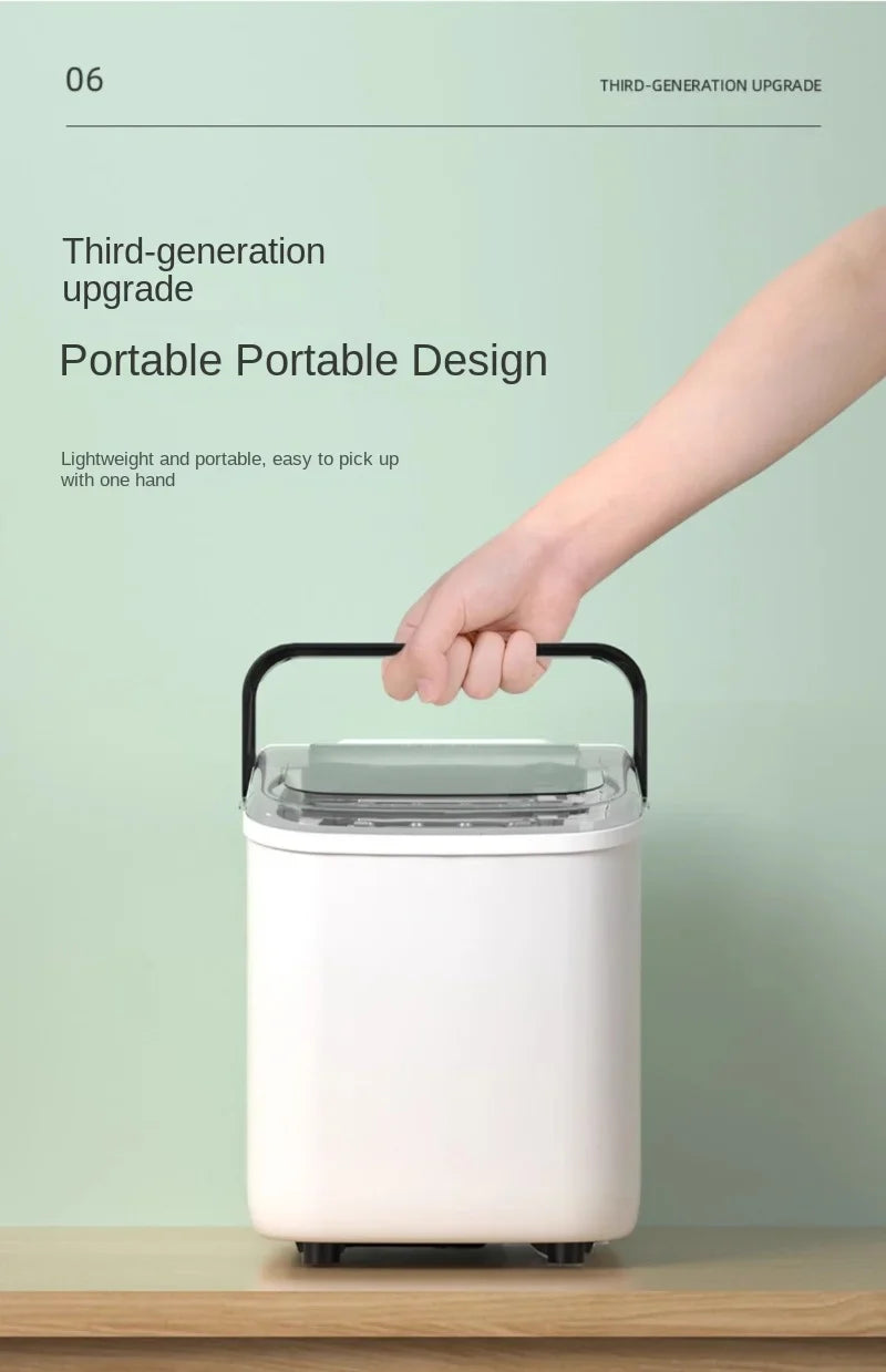 Ice Generator Slush Machine Cube Maker Dry Cubes Making Factory Countertop Cream Mould Snowflake Nugget Crusher Home Margarita
