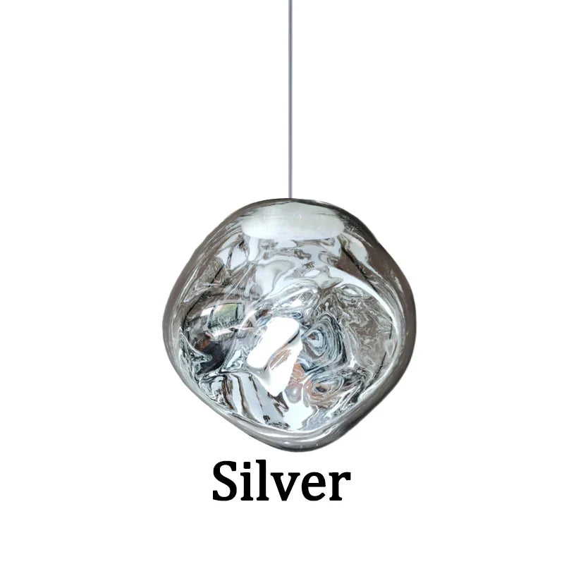 Modern Lava LED Chandeliers PVC Lighting