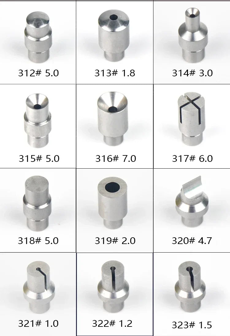 Watch repair tools 130 precision punch table set, punch machine balance wheel pendulum shaft disassembly tool