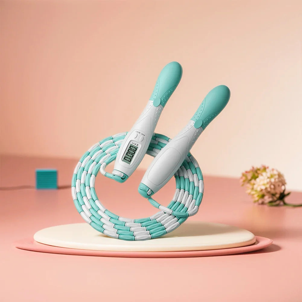 Adjustable Length Counting Jumping Rope Crossfit Speed Jumping Rope Exercise Skipping Rope for Men Women Kids Workout Equipments