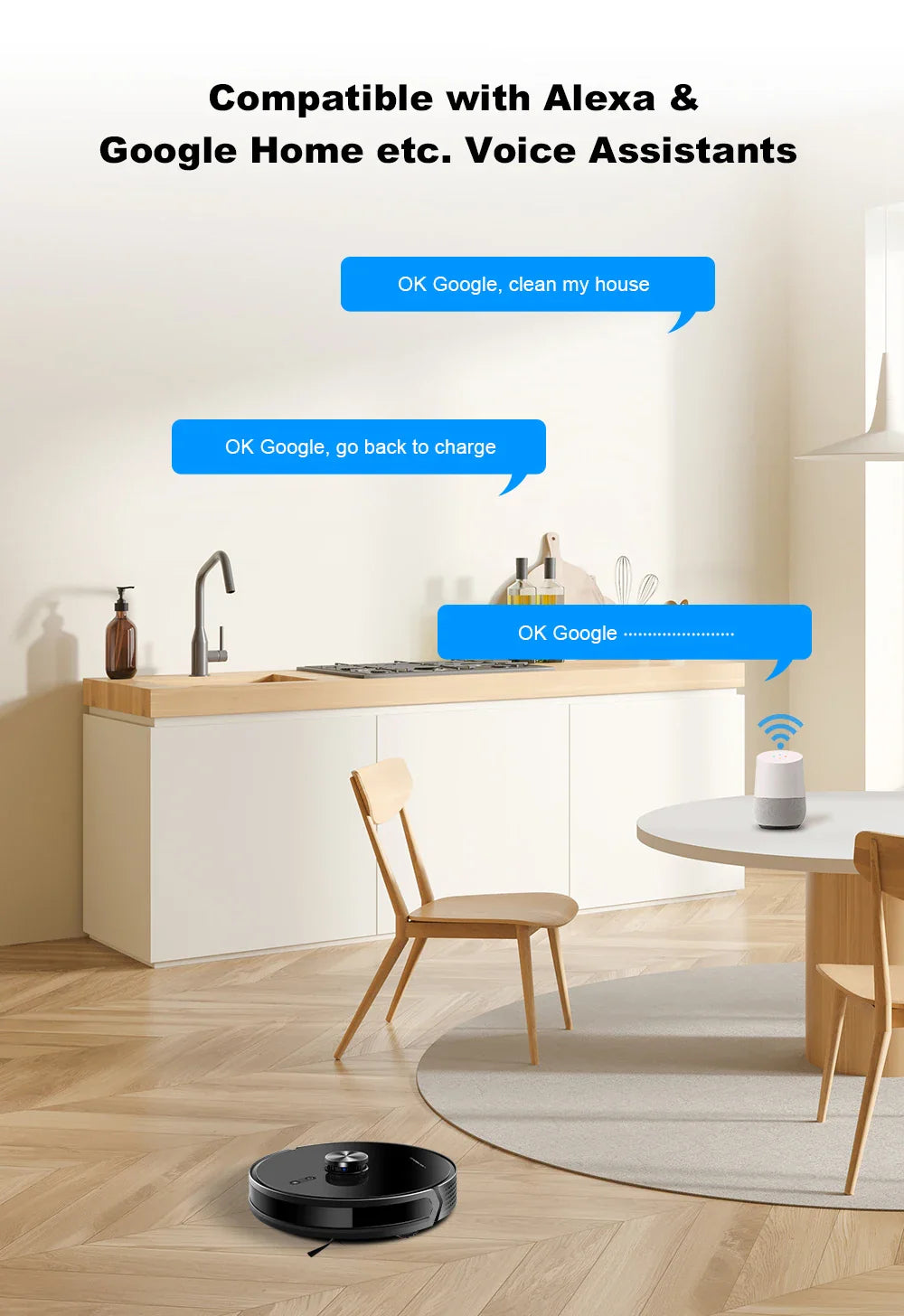 Liectroux / LILIN X6 LDS Robot Vacuum Cleaner,Laser Lidar Navigation,Wet Dry Mopping,6500Pa Suction,Multi-Floor Map,Carpet Boost