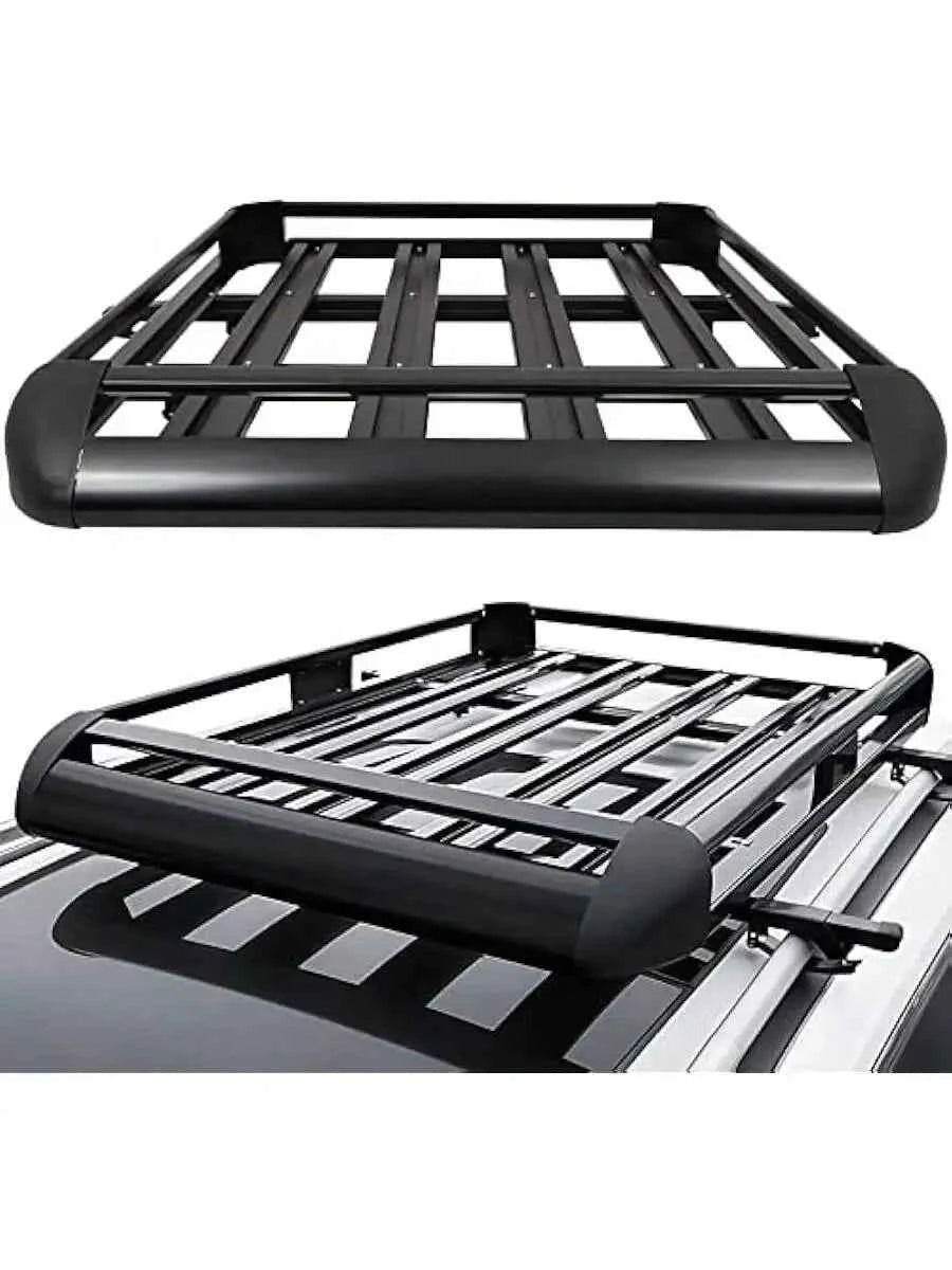 Aintier Roof Rack for 48" Crossbars Cargo Basket – Roof Cargo Rack Luggage Carrier Compatible
