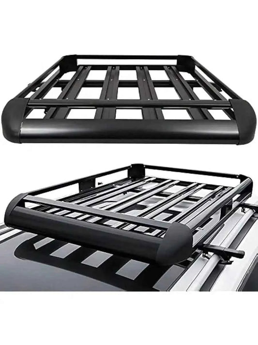 Aintier Roof Rack for 48" Crossbars Cargo Basket – Roof Cargo Rack Luggage Carrier Compatible