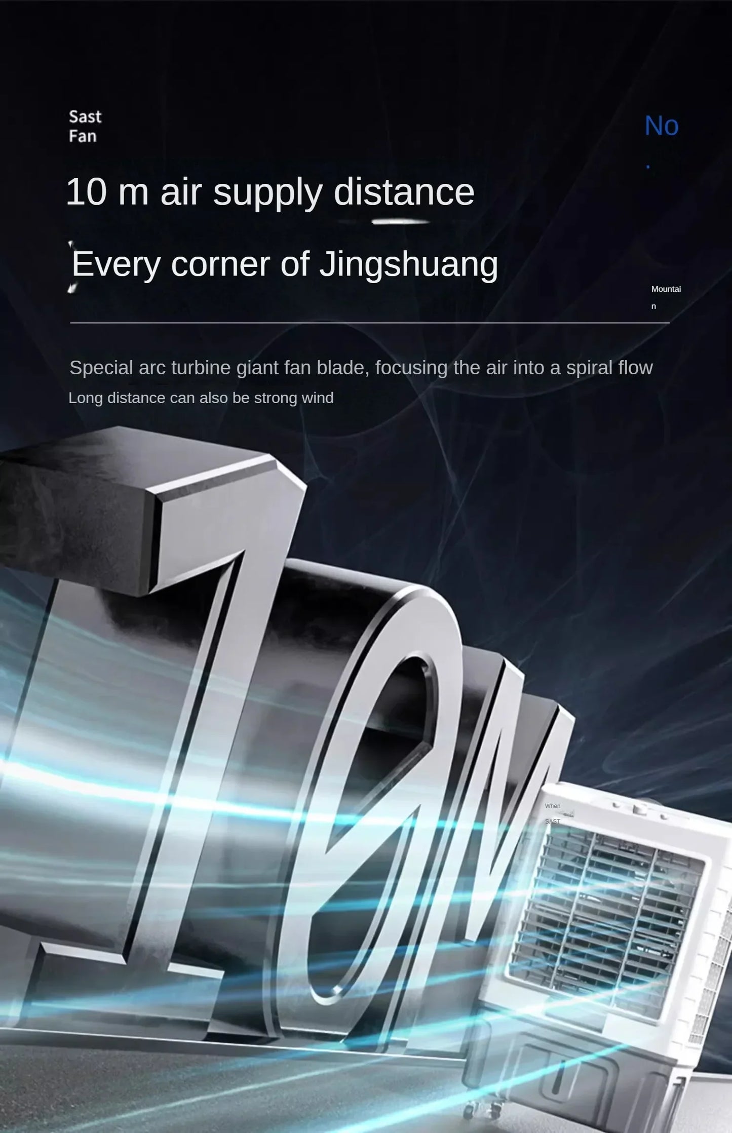 Air Cooler Large Industrial Water Cooler Evaporative Water Cooling Air Conditioner Fan Household Fan Mini Aire Acondicionado