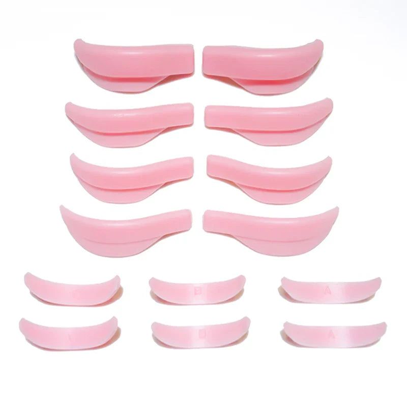 7Pair Silicone Eyelashes Curl Pads Set Y Eyelashes Brush Clean Comb Eye Lash Extension Perm Tools Eyelash Lifting Kit Accessorie