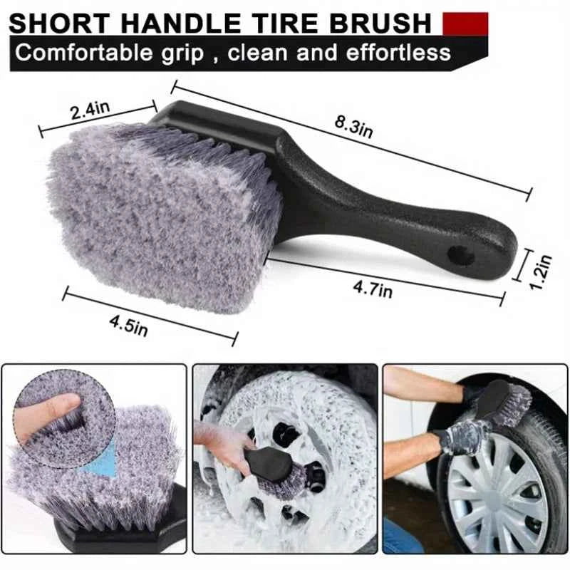 20 pieces of wheel and tire brush kit, car detail drilling brush kit, car washing and cleaning brush kit