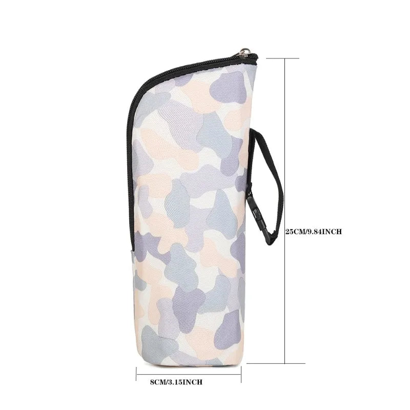 Youngister Baby Bottle Insulation Bag – Minimalist Solid Color Milk Warmer