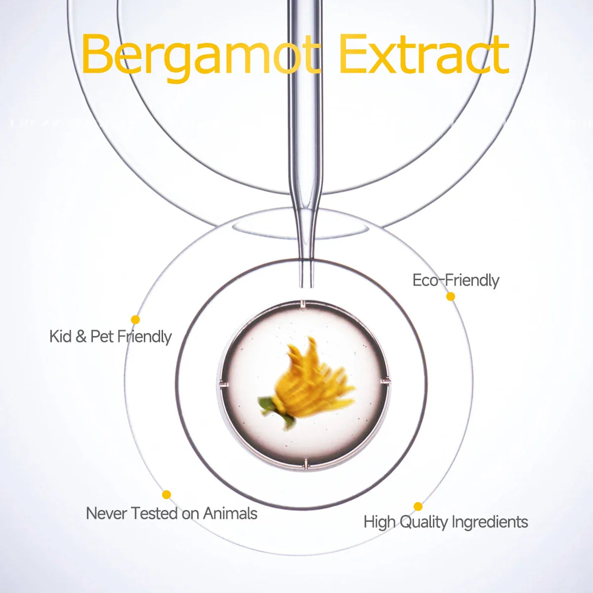 Bergamot Oil, Premium Essential Oil for Hair Care, Home Diffusers, Skin, Spas, Massage and Humidifiers