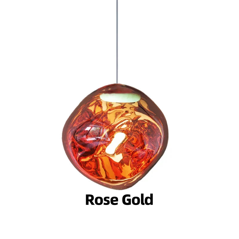 Modern Lava LED Chandeliers PVC Lighting