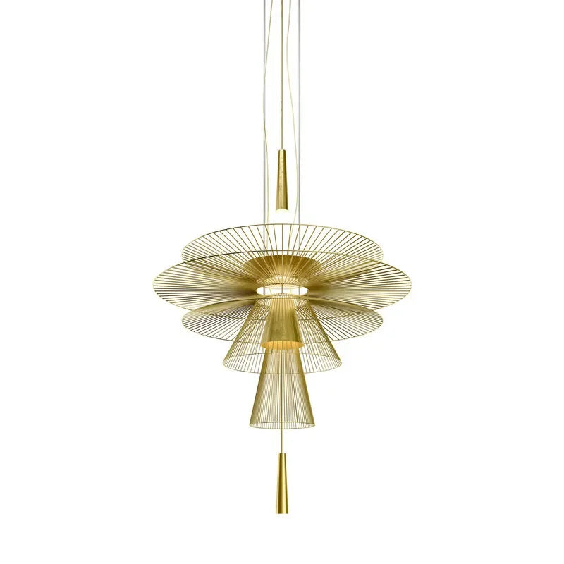 New Trend LED Chandelier Luxury Metal Cord Pendant Lighting