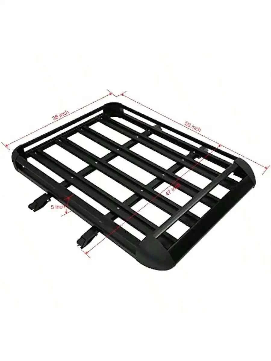 Aintier Roof Rack for 48" Crossbars Cargo Basket – Roof Cargo Rack Luggage Carrier Compatible