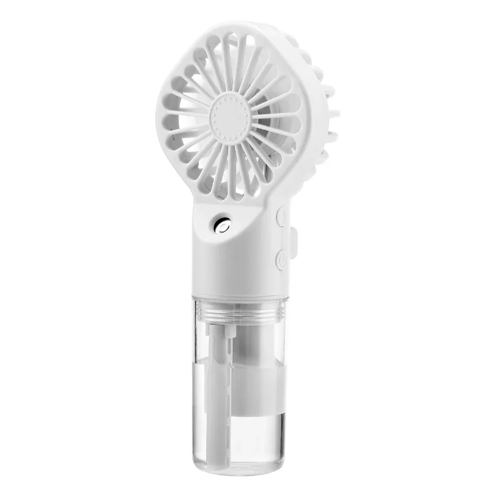 1pc Portable Handheld Spray Fan Mini Water Mist Cooling Fan for Student Dormitory Outdoor Summer Supplies Small Personal Fan