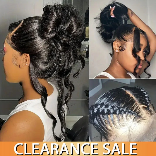 Body Wave 360 Lace Front Wig Human Hair 30 38 Inches High Density Lace Wig Water Wave HD 13x4/6 Lace Wig Human Hair Pre Plucked