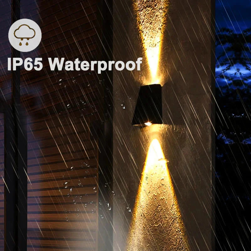 LED Outdoor Wall Solar Lights Waterproof Garden Wall Decoration