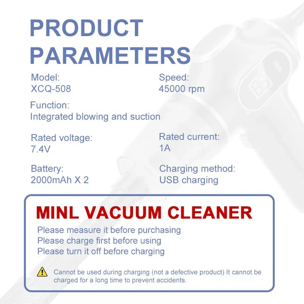 1Set For Hyundai Car Vacuum Cleaner Portable Wet Dry dual-use Vacuum Cleaner Powerful Handheld Mini Vaccum Cleaners High Suction