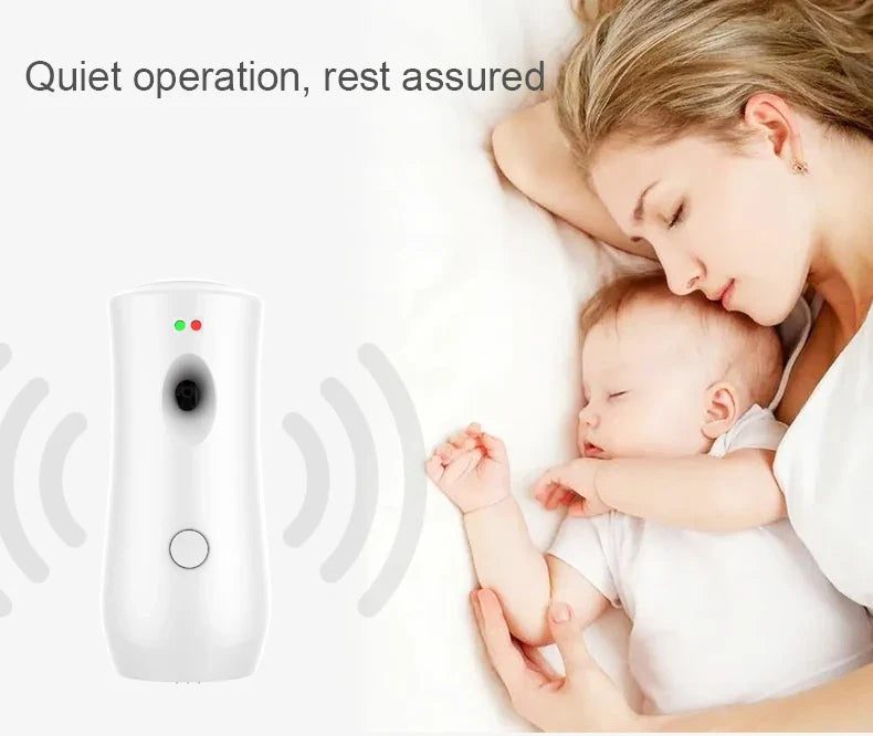 Aerosol Dispenser Air Freshener Fragrance Aerosol Spray Dispenser Car Household Wall-mounted Automatic Adjustable Aroma Diffuser