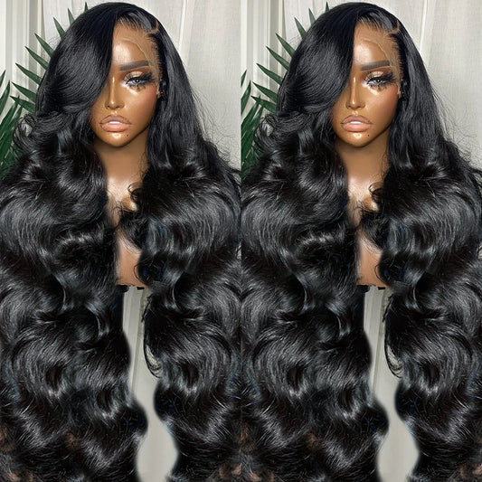 Jarin 180 Density 30 40 Inch 13x6 HD Transparent Lace Frontal Wigs Body Wave Human Hair 13x4 Lace Front Wig For Black Women