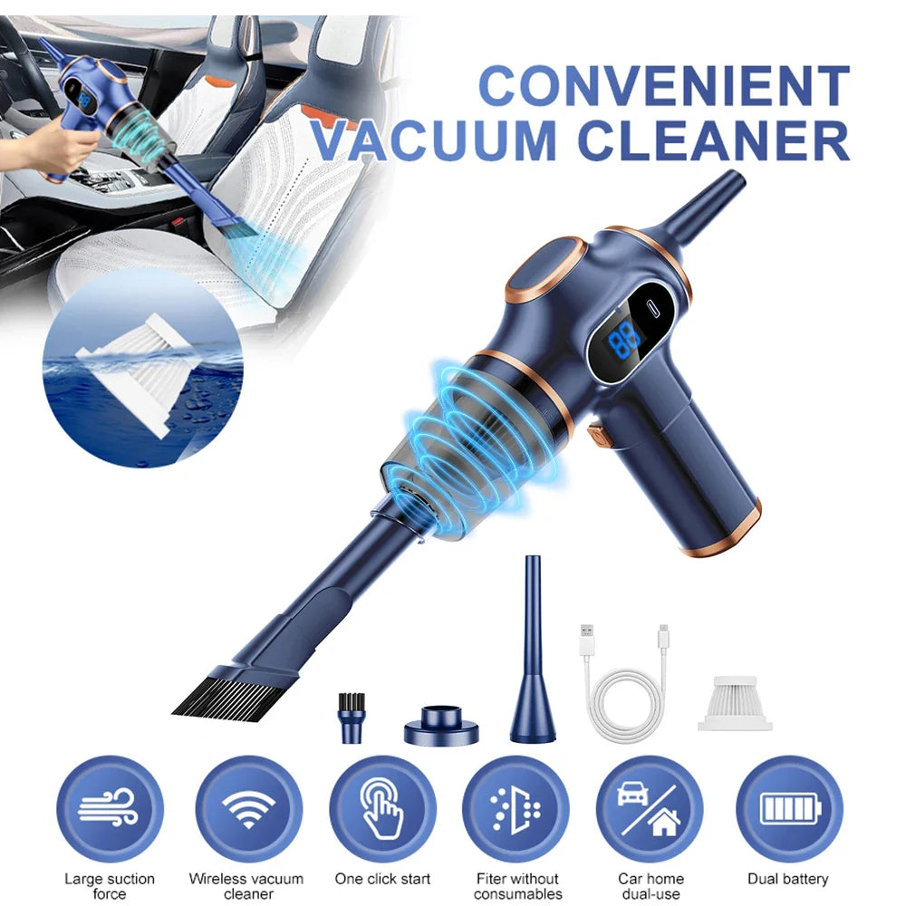 1Set For Hyundai Car Vacuum Cleaner Portable Wet Dry dual-use Vacuum Cleaner Powerful Handheld Mini Vaccum Cleaners High Suction