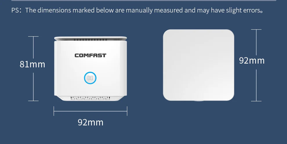 AC1200 Mesh Router up to 2000 sq.ft cover 2.4&5Ghz Gigabit WIFI Router with 4*5dBi Antennas Wifi range extender WIFI Mesh router