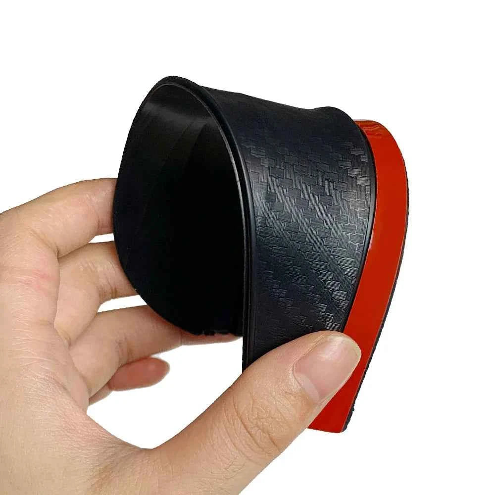 2 Pcs Car Carbon Fiber Rain Brow Rear View Mirror Rain Cover Self-Adhesive Sun Visor Clear Vision Tools Auto Mirror Accessories