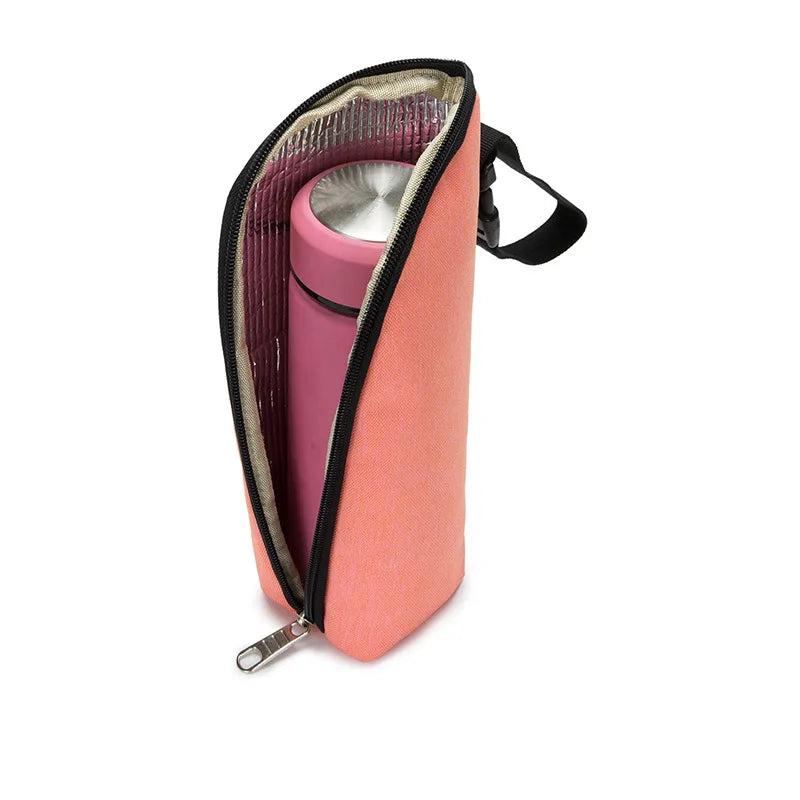 Youngister Baby Bottle Insulation Bag – Minimalist Solid Color Milk Warmer