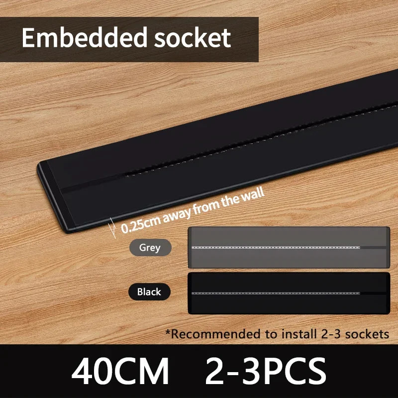 Movable Track Socket Smart Home Appliances Electronic Modular Mounted Rail