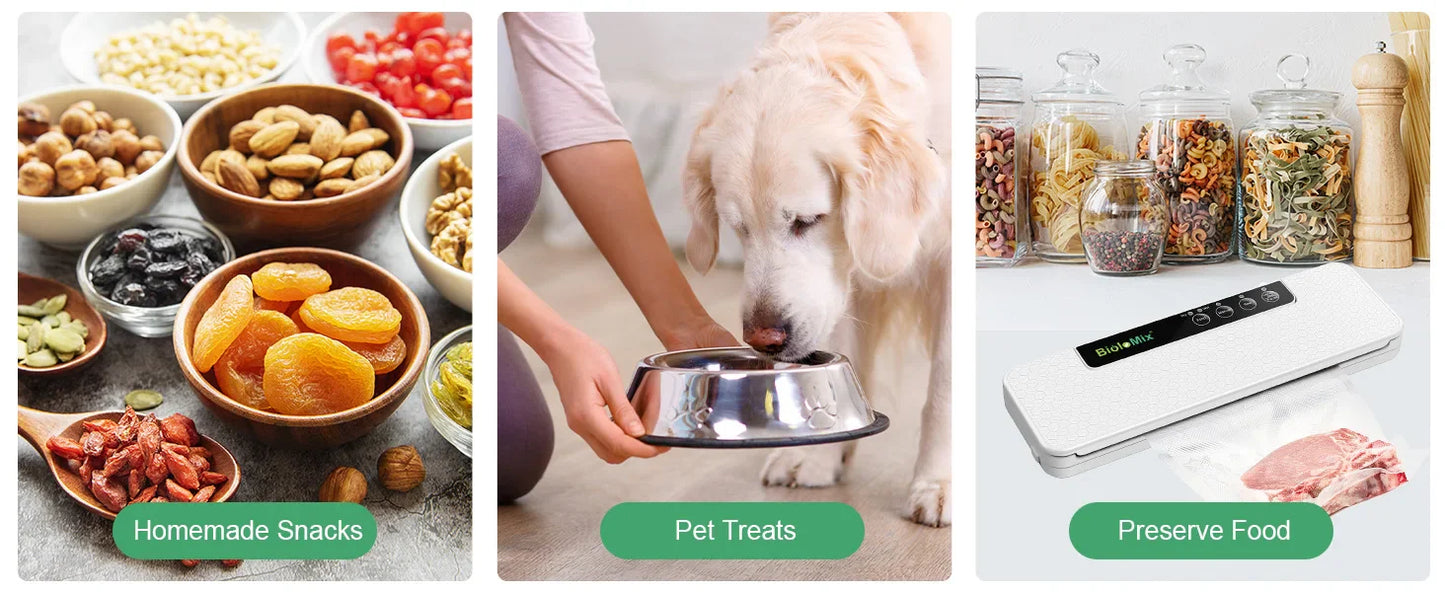 BioloMix 6 Trays Food Dehydrator with LED Touch Control,Digital Temperature and Time,Dryer for Fruit Vegetable Meat Beef Jerky