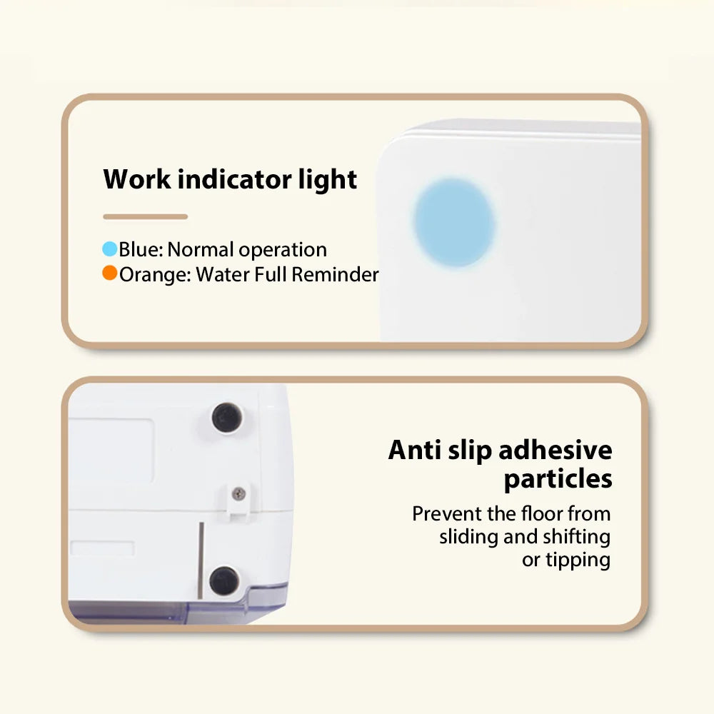 Air Dehumidifier 72W Home Dehumidifier portable dehumidifier Tank capacity 2000ML Air Dryer For Home Bedroom Office Kitchen Drye