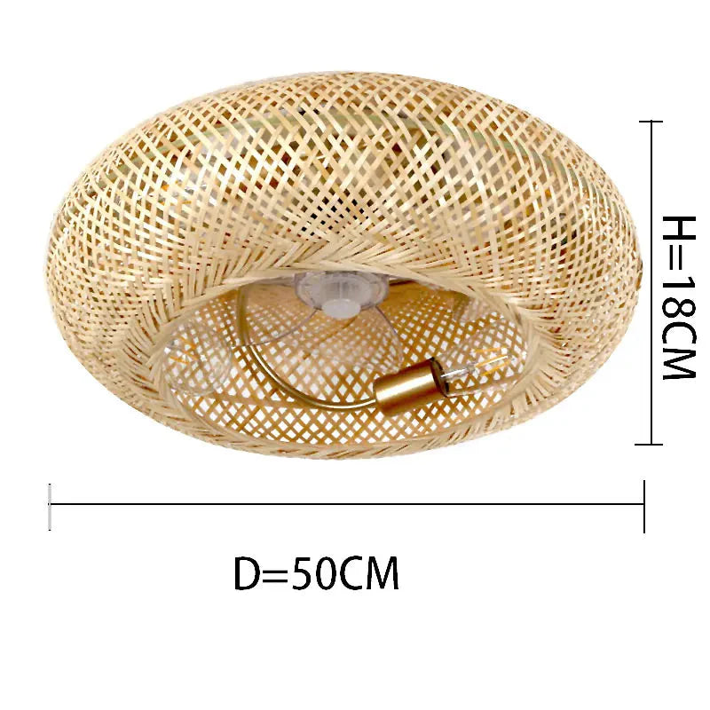 Silent Ceiling Fan Fans With Lights Remote Control Lamp 50cm Air Invisible Blades Retractable