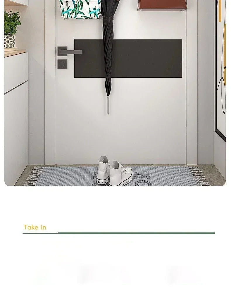 Bathroom Black Golden Hook Folding No Punch Installation Wall Mounted Rack Hooks Towel Clothes Holder Racks Hooks Bedroom